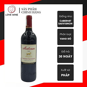 Rượu vang đỏ Pháp Malesan Cabernet Sauvignon 2020