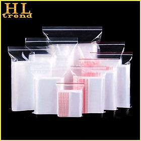 10 Túi Zip Túi Zipper Đựng Đồ thực phẩm đựng đồ dùng Đủ Size E430