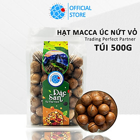 Hạt Macca Trading Perfect Partner Tách vỏ Đã nướng túi 500g