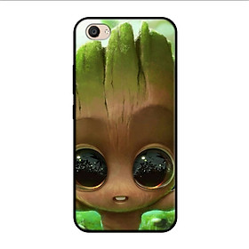 Ốp lưng điện thoại Vivo V5 PLUS viền silicon dẻo TPU  hình Baby Groot - Hàng chính hãng