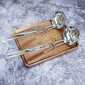 BỘ 2 MUỖNG LẨU INOX DANDIHOME