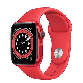Đồng Hồ Thông Minh Apple Watch Series 6 GPS Only Aluminum Case With Sport Band (Viền Nhôm & Dây Cao Su) - Hàng Chính Hãng VN/A
