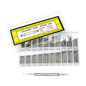 400Pcs Watch Strap Link Pins 6-25mm Double Flange Repair Kit 20 Sizes