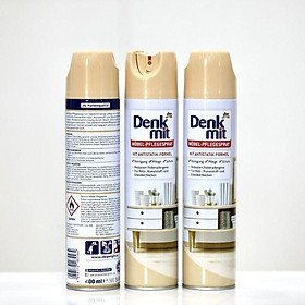 Mua Chai Xịt Dung Dịch Vệ Sinh Đồ Nội Thất DENKMIT 400ml Giúp Tăng Độ Bền Màu  Sáng Bóng  Nhập Đức
