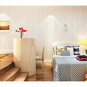 GIẤY DÁN TƯỜNG KHỔ 45CMX10M VÂN TRẮNG