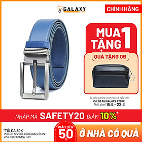 Dây Nịt Thắt Lưng Nam Da Bò Thật Cao Cấp 2 Lớp Galaxy Store GDNN07