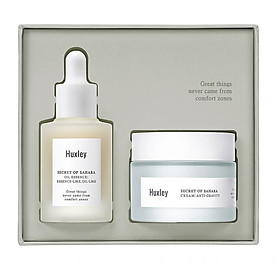 Bộ sản phẩm phục hồi da chống lão hoá Huxley - Antioxidant Duo Set (Huxley Oil Essence; Essence Like Oil Like + Cream Anti-Gravity)