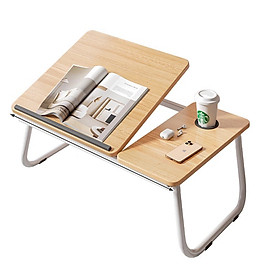 Mua Bàn học gấp gọn thông minh điều chỉnh độ nghiêng 5 cấp độ  Bàn làm việc gấp gọn có kệ để ly và thanh chống trượt tiện lợi