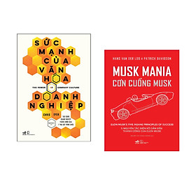 Nơi bán Combo 2 cuốn sách: Sức Mạnh Của Văn Hóa Doanh Nghiệp + Cơn cuồng Musk - Giá Từ -1đ