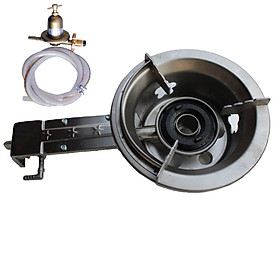 Mua Combo Bếp Gas Công Nghiệp Inox Toàn Thân Kèm Van Dây - Hàng Chính Hãng
