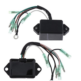 2 Pieces Outboard Motor Pack CDI Unit for  2 Stroke 4HP 5HP 1998-2002