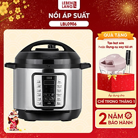 Mua Nồi áp suất điện đa năng LEBENLANG LBL0906  dung tích 6L  chế độ ninh hầm siêu nhanh  tiết kiệm thời gian  bảo hành 2 năm - hàng chính hãng