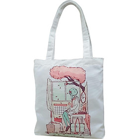 Túi tote vải canvas, túi vải tote nữ đeo vai, túi tote TROY TCV2-M1 in hình cô gái ngồi bên cửa sổ - đến nơi bán Biểu đồ lịch sử biến động giá bán Túi tote vải canvas, túi vải tote nữ đeo vai, túi tote TROY TCV2-M1 in hình cô gái ngồi bên cửa sổ