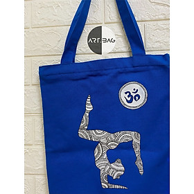 Túi handmade - Yoga họa tiết hoa