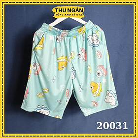 Quần Đùi Thun Unisex Cho Nam Nữ Chất Đẹp Cao Cấp Mặc Nhà 20031