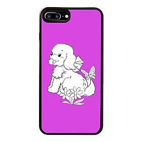 Ốp Lưng Kính Cường Lực Dành Cho Điện Thoại iPhone 7 Plus / 8 Plus Puppy Cute Mẫu 1