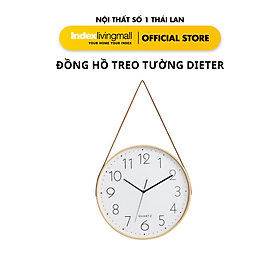 Mua Đồng Hồ Treo Tường Kim Trôi Chống Ồn DIETER Đường Kính 41cm | Index Living Mall