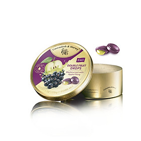 Kẹo trái cây Đức Cavendish & Harvey vị Quả Lý Chua Đen nhân Táo 2in1 175g