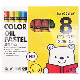 Bộ 2 Bút Sáp 8 Màu TrueColor 2296-8