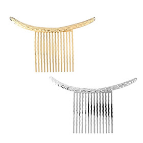 2x Elegant Women Hair Comb Slide Teeth Clip Korean Headdress Hair Decor