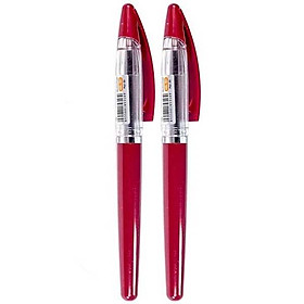 Vỉ 2 bút gel thiên long gel-b01 - mực đỏ