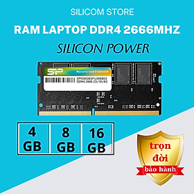 RAM Laptop Silicon Power 8GB DDR4 2666MHz CL19 SODIMM - Hàng chính hãng