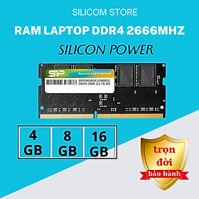RAM Laptop Silicon Power 4GB DDR4 2666MHz CL19 SODIMM - Hàng chính hãng