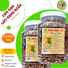 CƠM GẠO LỨT RONG BIỂN TÂN LỘC PHÁT COMBO 2 HŨ - MỖI HŨ 500G