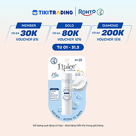 Son dưỡng môi không màu chuyển kem mịn LipIce Creamy Hương Tự Nhiên (Natural) 4.3g
