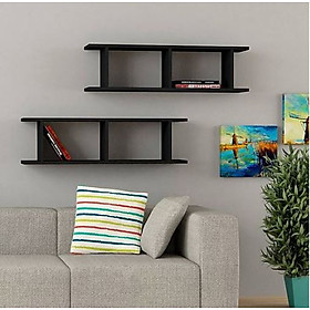 Mua Kệ sách treo tường 2 kệ như hình tiện ích