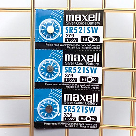 Pin Maxell Nhật Bản SR521SW / 379 / G0 (Viên Lẻ) Hàng Chính Hãng Made in Japan