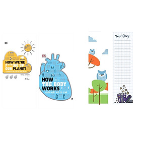 Combo 2 cuốn: HOW WE’RE F***ING UP OUR PLANET – TA ĐANG HỦY DIỆT TRÁI ĐẤT NHƯ THẾ NÀO + HOW THE BODY WORKS - HIỂU HẾT VỀ CƠ THỂ ( Tìm Hiểu Tình Trạng Trái Đất/ Khám Phá Tâm Lý Bản Thân/ Tặng Kèm Bookmark)