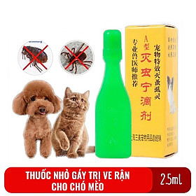 Nhỏ Gáy Trị Ve Rận Cho Chó Mèo China