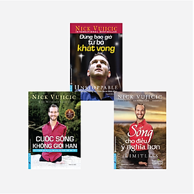 Sách Combo 3 Cuốn Tác Giả Nick Vujicic - First News