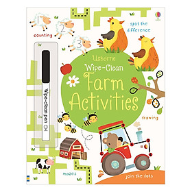 Ảnh bìa Sách tẩy xóa tiếng Anh - Usborne Farm Activities