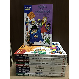 Combo 10 cuốn danh tác thế giới: Tội ác và trừng phạt, Romeo và Juliet, Bá tước Monte critxto, Đồi gió hú, Những người khốn khổ, Phục sinh, Gulivo du ký, Hamlet, Oliver Twist, Thằng gù nhà thờ đức bà