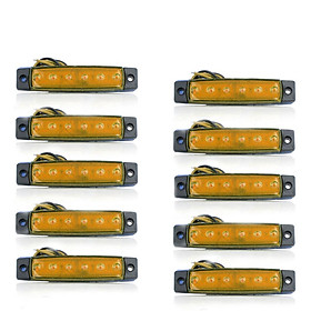 Đèn LED Báo Hiệu Tự Động Phía Sau Cho Xe Buýt, Tải (10 Cái x 6 LED)