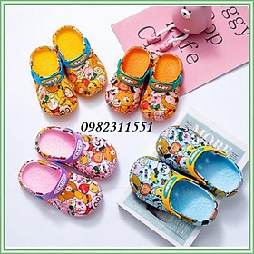 Cho Bé Sục Dép CHEERFULL MARIO siêu nhẹ nhiều màu cho bé trai bé gái đủ size