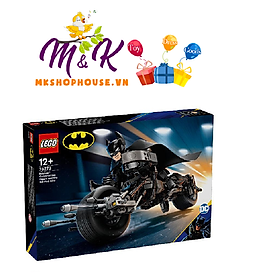 LEGO SUPERHEROES 76273 Đồ Chơi Lắp Ráp Mô Hình Người Dơi Và Siêu Xe Batpod (713 chi tiết)
