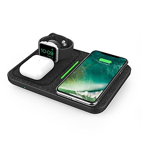 Đế sạc không dây MANGOTEK 4 trong 1 Apple chuẩn MFi/ Hàng nhập khẩu