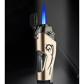 Vỏ Hột Quẹt Bật Lửa Gas Honest BCZ-752 Khò 2 Tia Cực Mạnh, Nhìn Thấy Lượng Gas