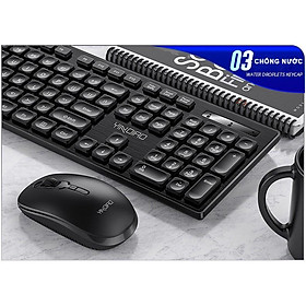 Mua Bộ bàn phím chuột không dây Max3 combo gồm chuột và bàn phím văn phòng giá rẻ cho máy tính