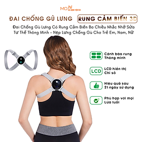 Đai Chống Gù Lưng Có Rung Cảm Biến Ba Chiều Nhắc Nhở Sửa Tư Thế Thông Minh - Nẹp Lưng Chống Gù Cho Trẻ Em và người lớn