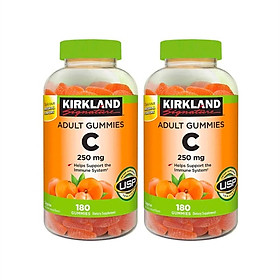 Cặp 2 Hũ Kẹo Dẻo Kirkland Calcium D3 Adult Gummies 120v - Mỹ