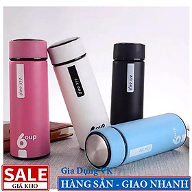 Mua Bình Nước Giữ Nhiệt 6OUP Ruột Thủy Tinh Thể Tích 400 - 450ml