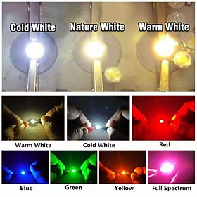 Mua combo 10 bóng đèn led(trắng) luxeon 1w các loại màu. vàng. đỏ .xanh
