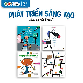 Truyện Ehon bé 3-4-5 tuổi - Bộ 4 cuốn Phát triển sáng tạo