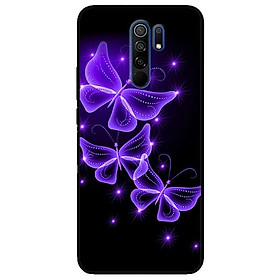 Ốp lưng dành cho Xiaomi Redmi 9 mẫu Bướm Tím