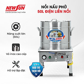 Nồi Nấu Phở Tủ Điện Rời Công Nghiệp NEWSUN - Hàng Chính Hãng