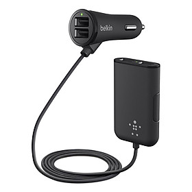 Adapter Sạc Xe Hơi 4 Cổng 2.4A Belkin F8M935BT06